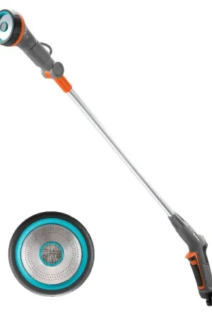 Weekendaanbieding Broes + Verlengsteel GARDENA 18335